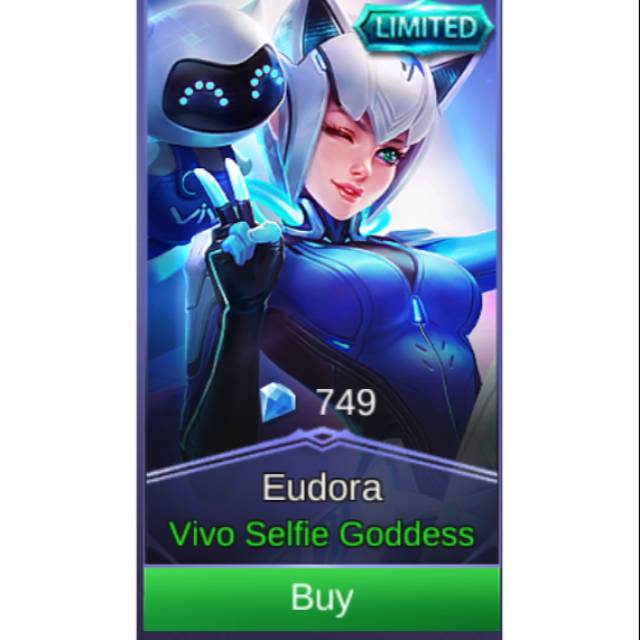 Jual Skin Limited Eudora - Vivo Selfie Berteman 7 Hari