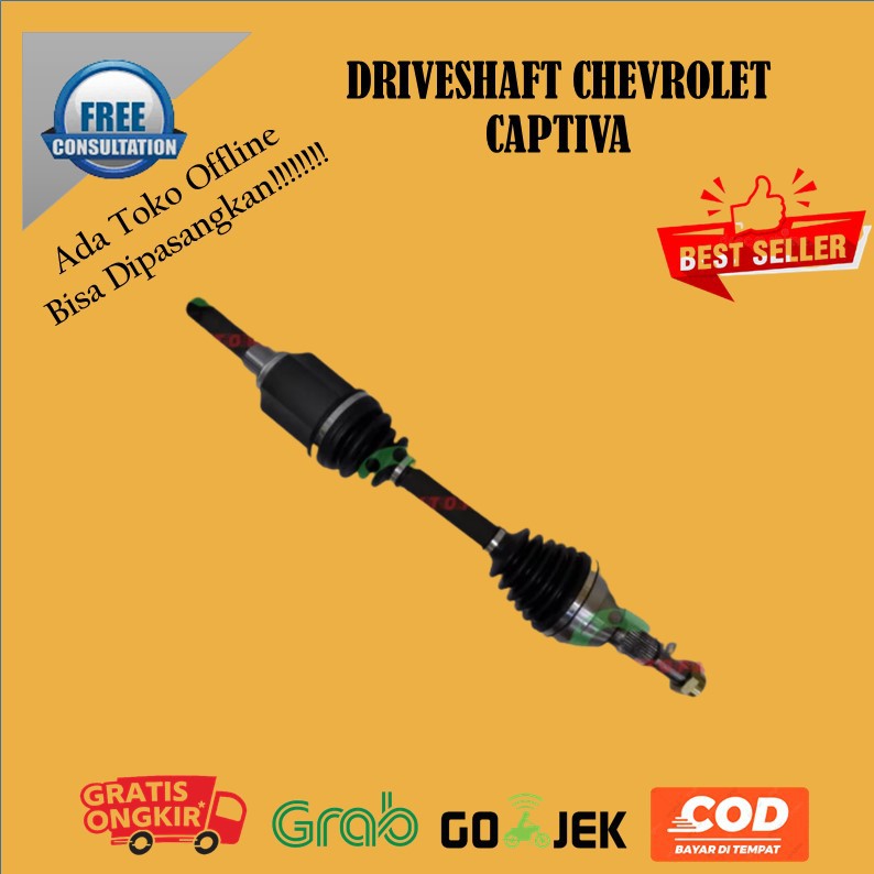 DRIVESHAFT CAPTIVA DRIVE SHAFT CV JOINT AS RODA KOMPLIT CHEVROLET CAPTIVA