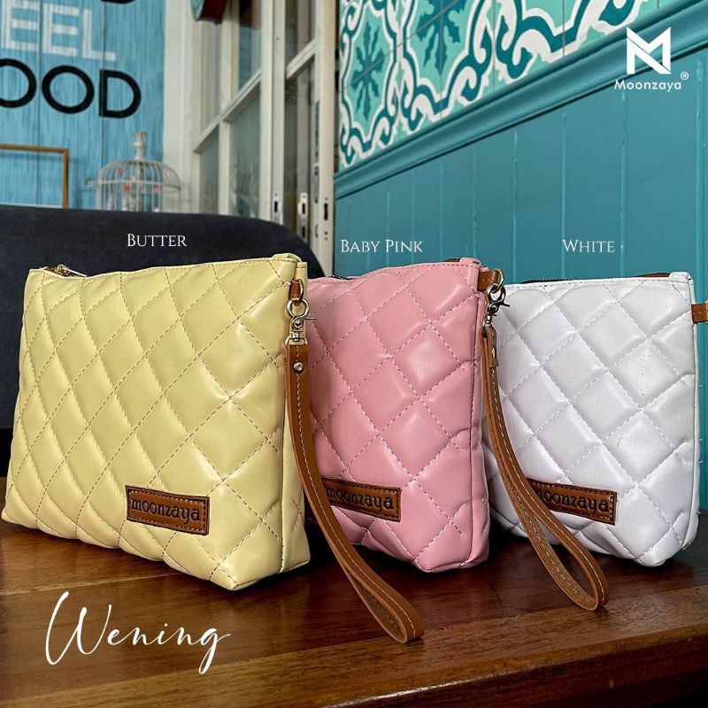 Dompet/clutch/tas wanita/ wening by moonzaya
