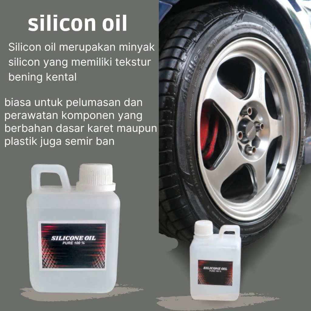 Silicon Oil Body Motor Murni Bening