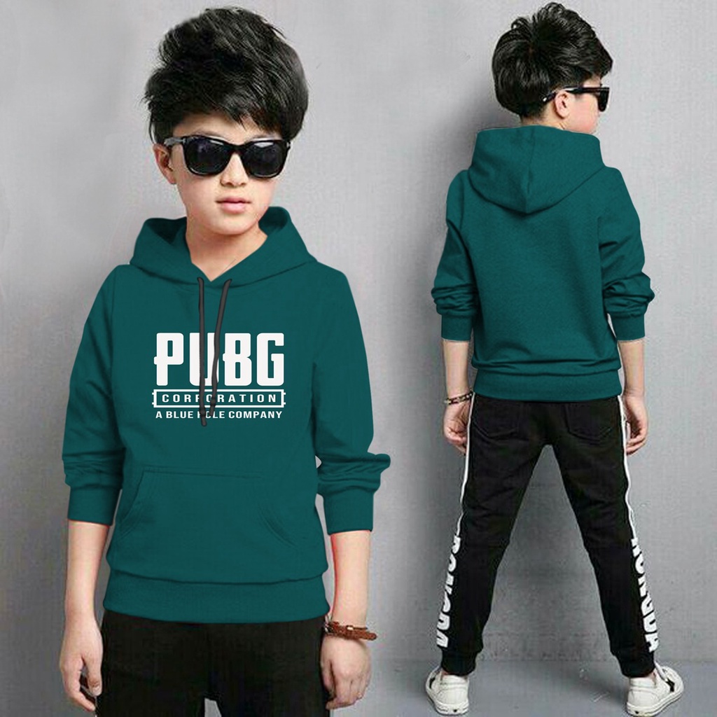 Jaket Anak Laki Laki/Jaket Anak Terbaru/Hoodie Anak Pubg Anak Gaming Bahan Fleece Tebal 4-11 TAHUN