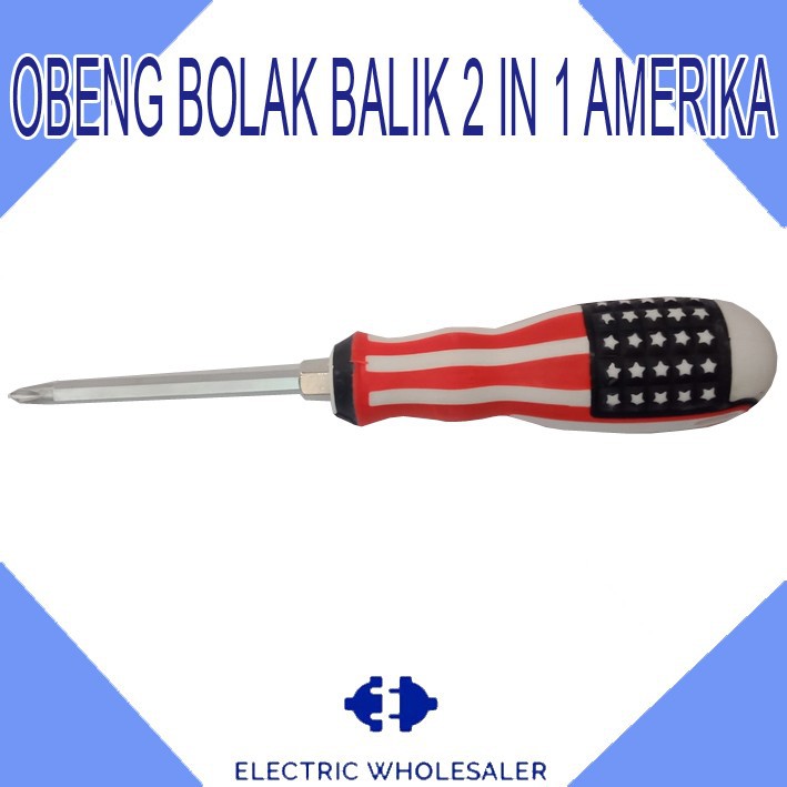 OBENG BOLAK BALIK 2 IN 1 AMERIKA