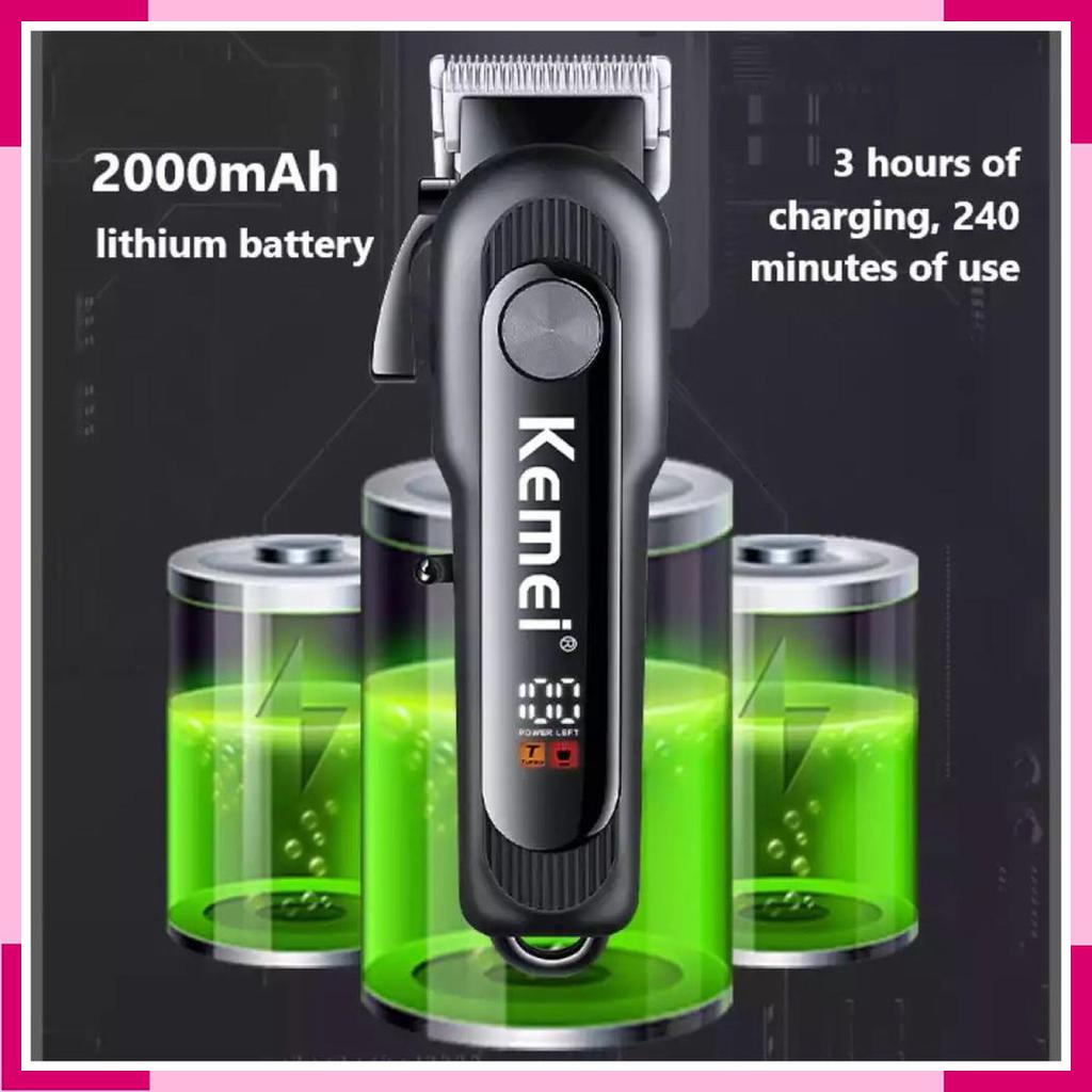 KEMEI 1132 Original Alat Cukur Rambut Hair Clipper Taper Turbo KM 1132 KM1132