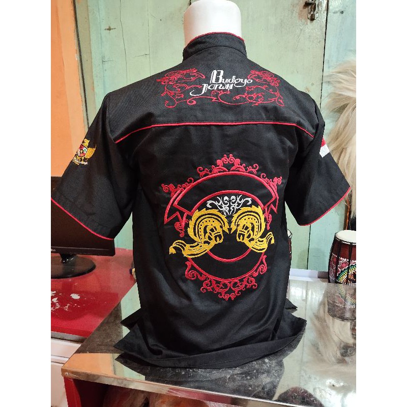 baju barong bordir bisa riques group / baju barong / hem bordir / barongan / pecut / reog / ganongan