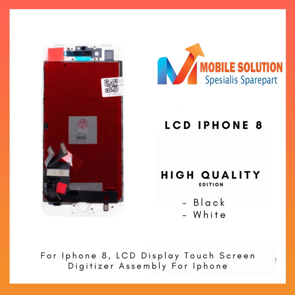 GROSIR LCD TOUCHSCREEN FULLSET IP 8  SUPER 100% GARANSI 1 BULAN + PACKING BUBBLE