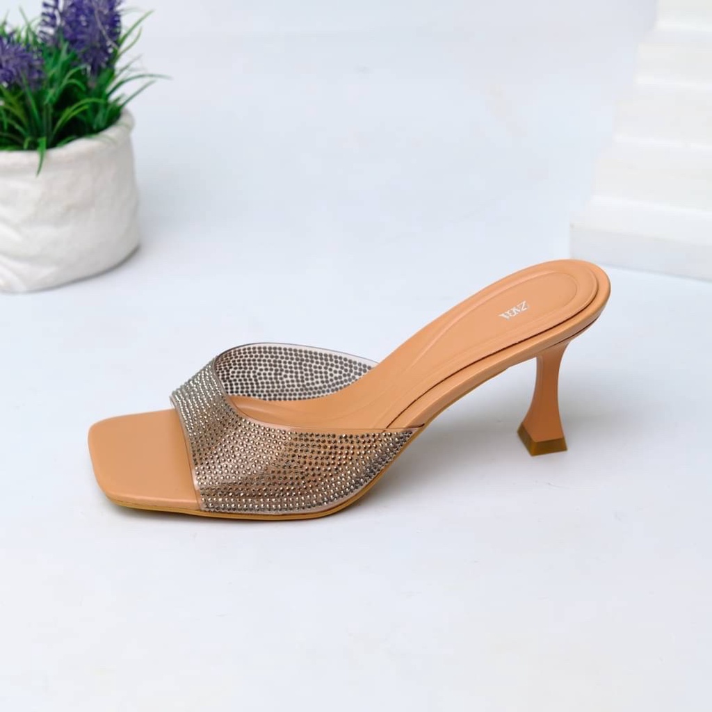 [7.7 Boombastis Sale⚡] - SANDAL WANITA ZS480 SENDAL HEELS PUMP PREMIUM IMPORT
