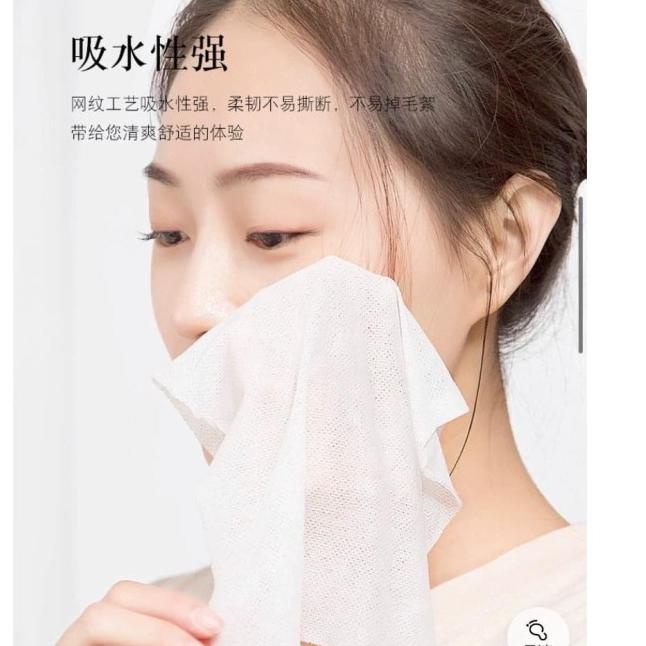 6r6r [50 pcs] Handuk Kecil Muka Lembut Mini Traveling Tisu Tissue Wajah Basah Bentuk Permen Towel ➫☍