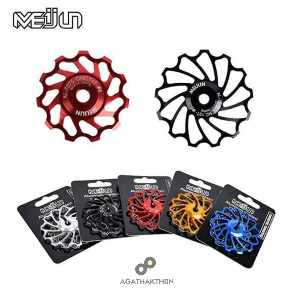 Pulley RD Ceramic 13T / Pulley RD Bearing Ceramic / MEIJUN