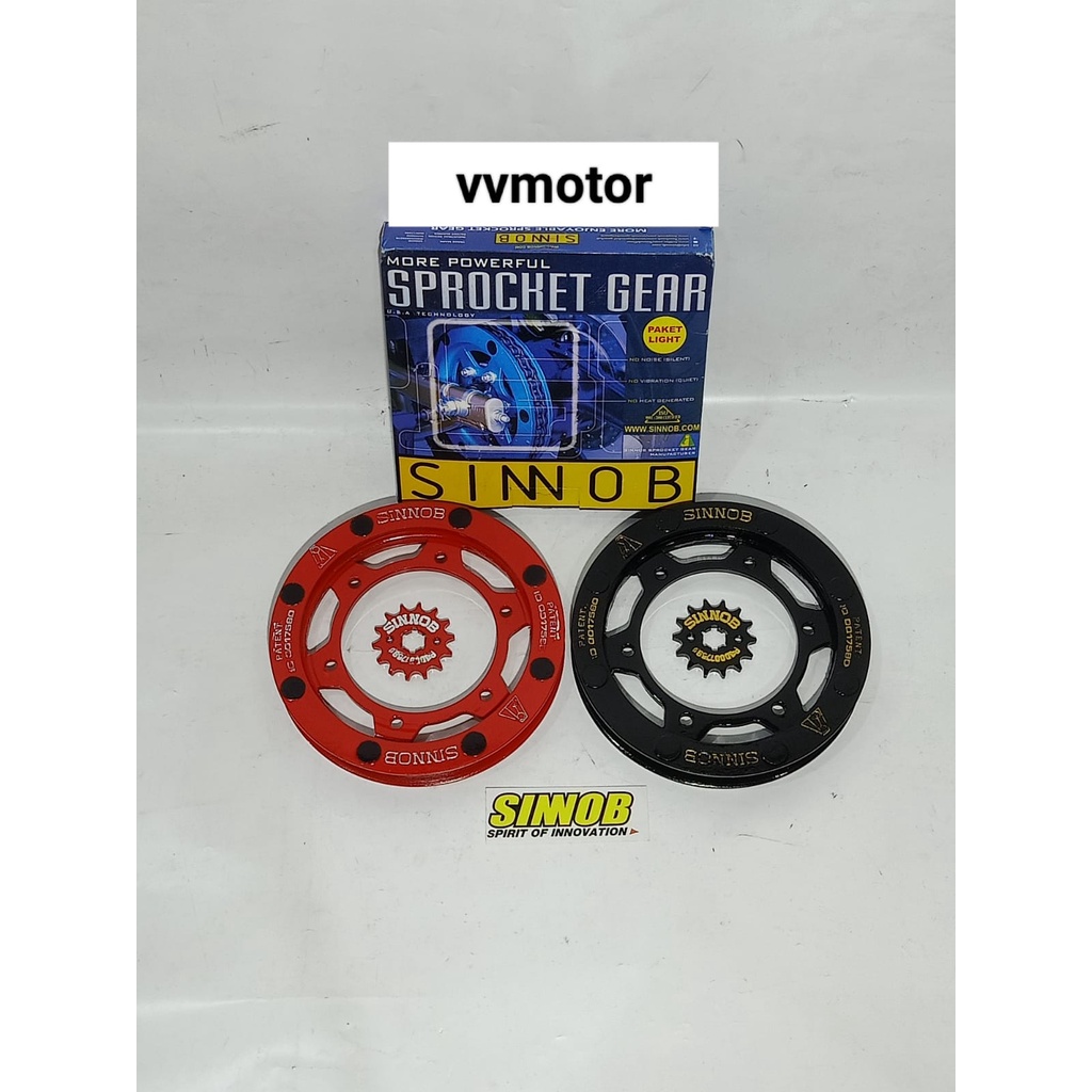 SEPAKET KOMPLET GEAR SET SINNOB R 15 NEW V3 VIXION R / R-15 NEW V3 DAN VIXION-R