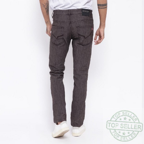 (Celana Murah) Edwin Celana Jeans EDW-115-19 Regular Fit Pria Panjang Coklat - Cokelat Muda, 32 |DXT