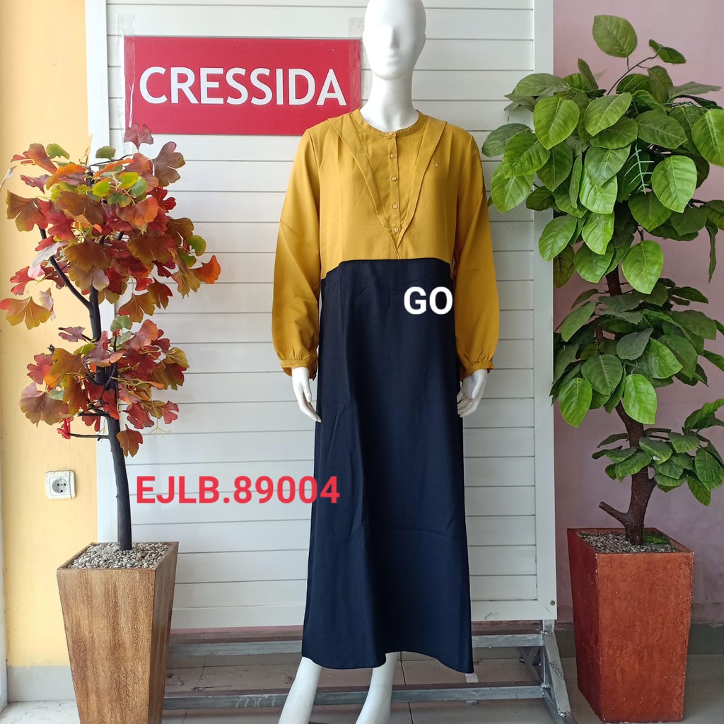 gof G CRESSIDA GAMIS WANITA Baju Muslim Cewek Gamis Cewek