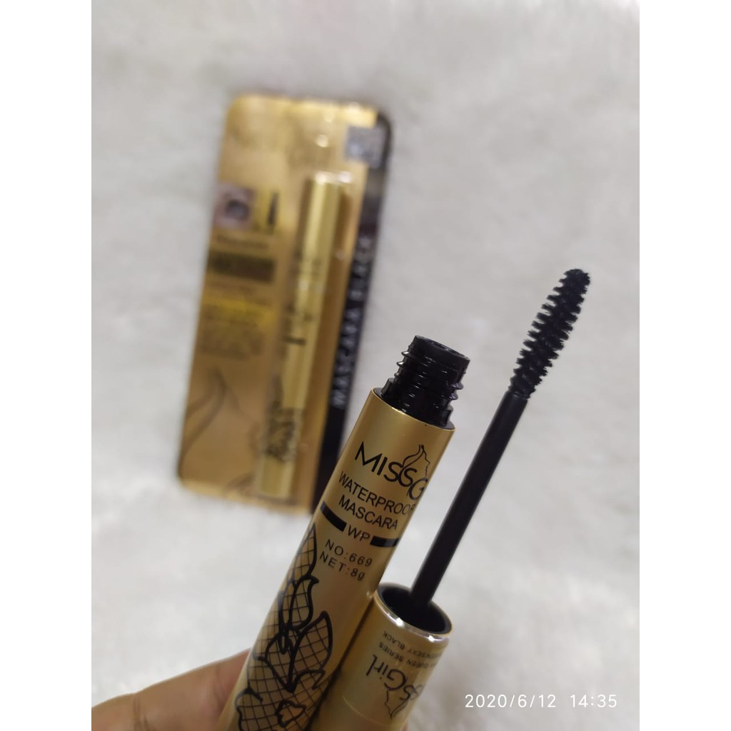 MASCARA MISSGIRL BIG BRUSH WATERPROOF 4X VOLUME EXPREES SEXY BLACK