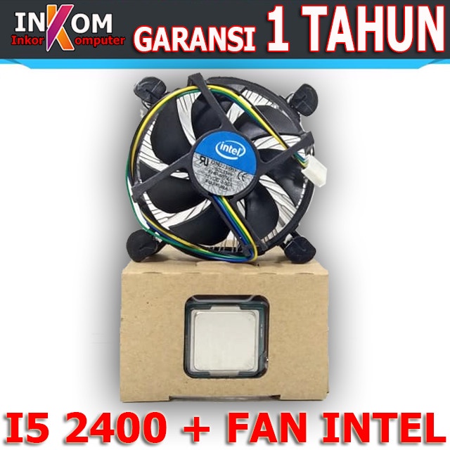 Processor Intel Core i5 2400 / I5 2500 sandy bridge DENGAN Fan intel ori