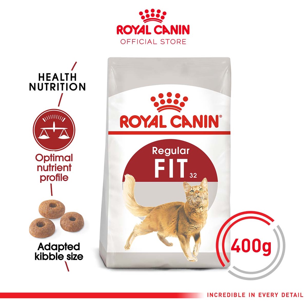 Royal Canin Fit Adult (0.4kg) Dry Makanan Kucing Dewasa - Feline Health Nutrition