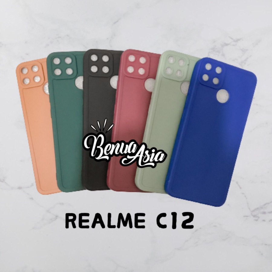 SOFTCASE PRO CAMERA REALME C12 / C25 MACARON - FA