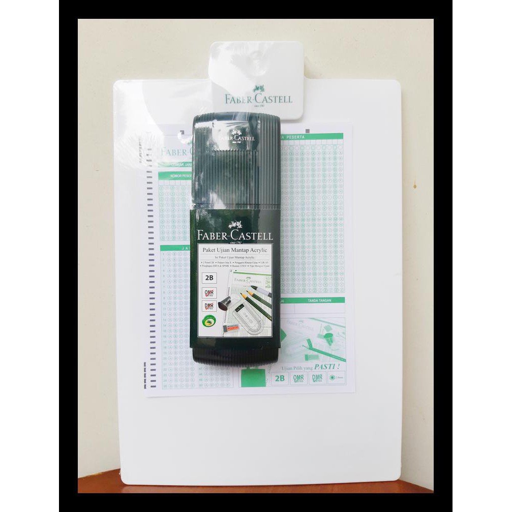 

BARU FABER-CASTELL PAKET UJIAN MANTAP ACRYLIC PAKET ALAT TULIS TERLARIS DAN MURAH