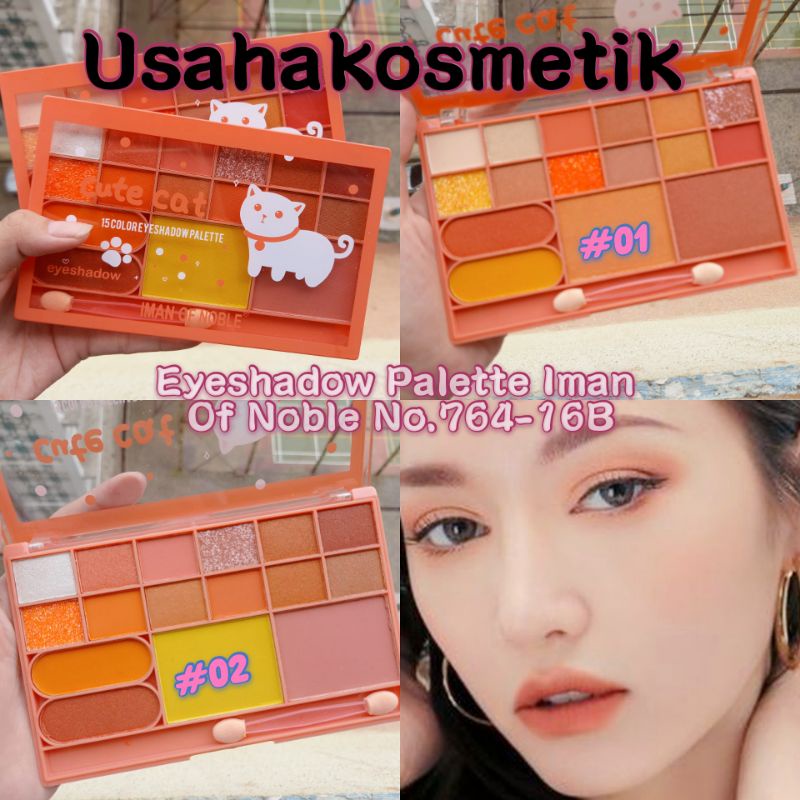 PROMO HOT !!! Perpcs EYESHADOW SWEET PEACH IMAN OF NOBLE PRO EXTRA MAKEUP PALLETE 12 WARNA