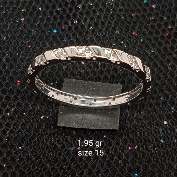 Cincin Emas 17K -  1.95 gr Kadar 750 - 1610