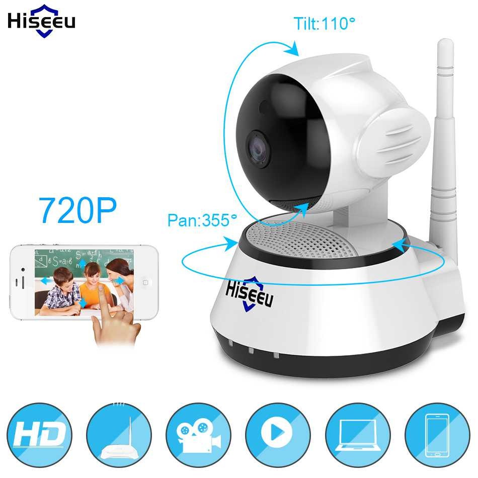 Kamera Cctv Wireless Ip Camera Hd 720p Hiseeu Ada Remote Control