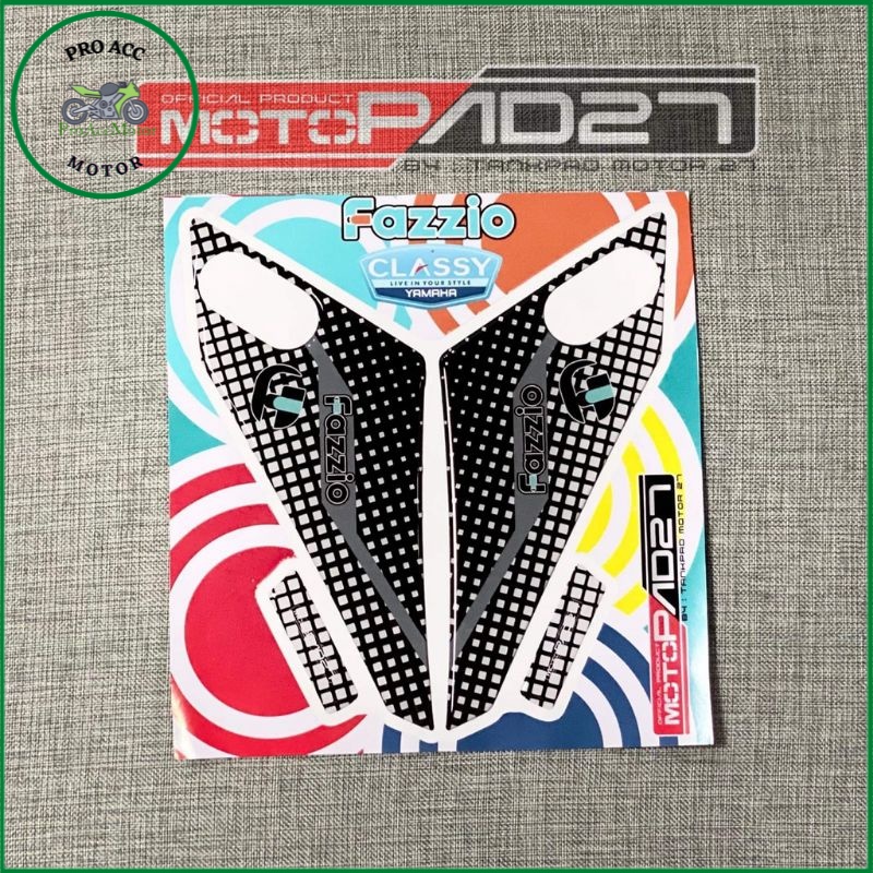 Motopad27 Sticker fazzio Stiker footstep fazzio bahan resin timbul premium (COD)