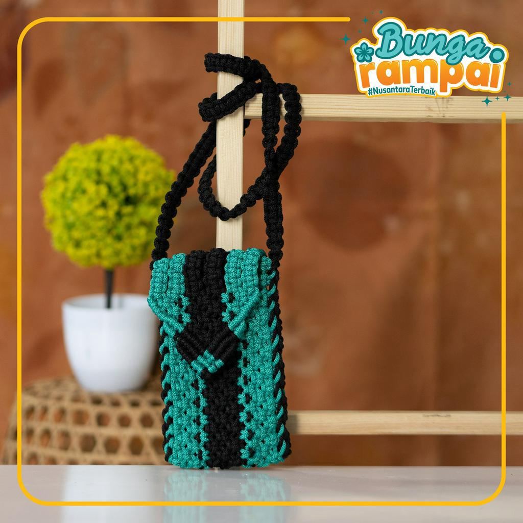 Tas Tali Kur Tempat HP Hijau Tua