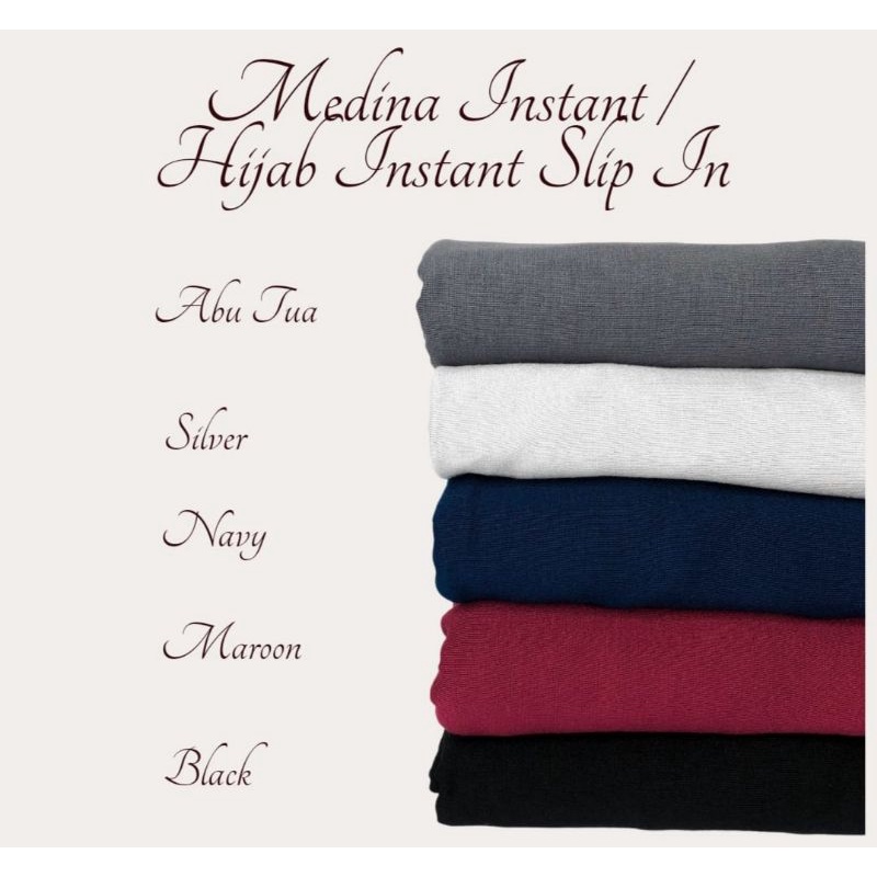 Medina instan / hijab instan slip in-2
