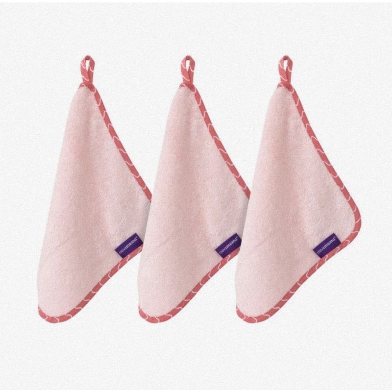 Clevamama Bamboo Baby Washcloth Isi 3 Pcs - Kain Lap Bayi