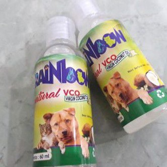 Minyak vco virgin coconut oil anjing kucing rainbow natural Rainbow 60 ml