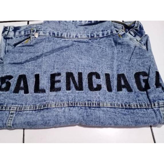 jaket jeans balenciaga