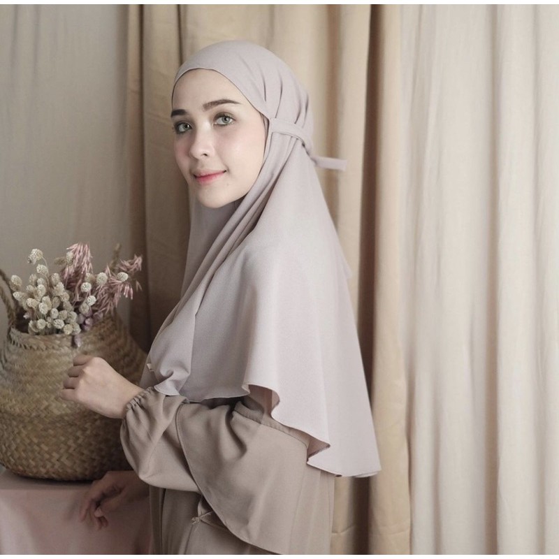 basic bergo maryam / bergo tali / murah bagus