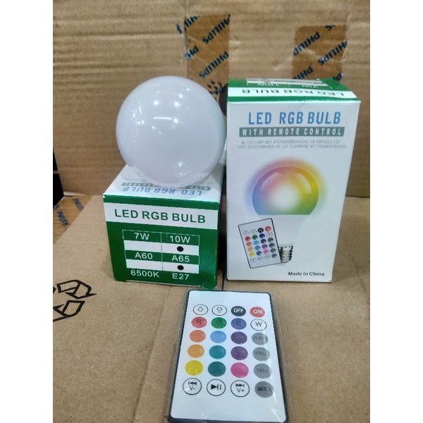 smart lamp rgb + remote