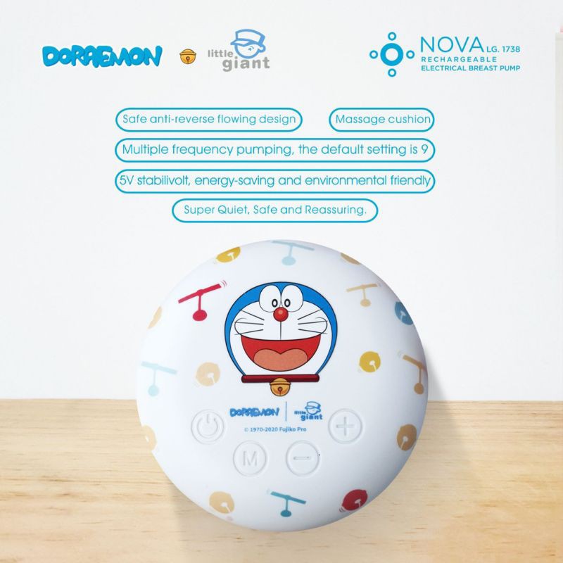 Little Giant Doraemon Nova Rechargeable Electric Breast Pump