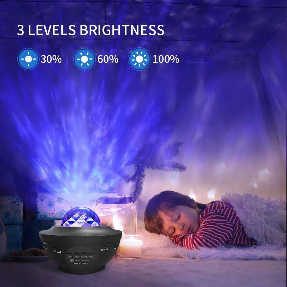Lampu Proyektor Langit Malam Berbintang 2 In 1 Bluetooth