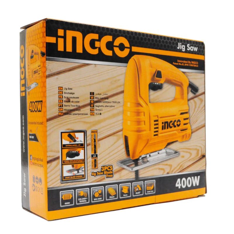 MESIN JIGSAW GERGAJI TANGAN 400WATT INGCO