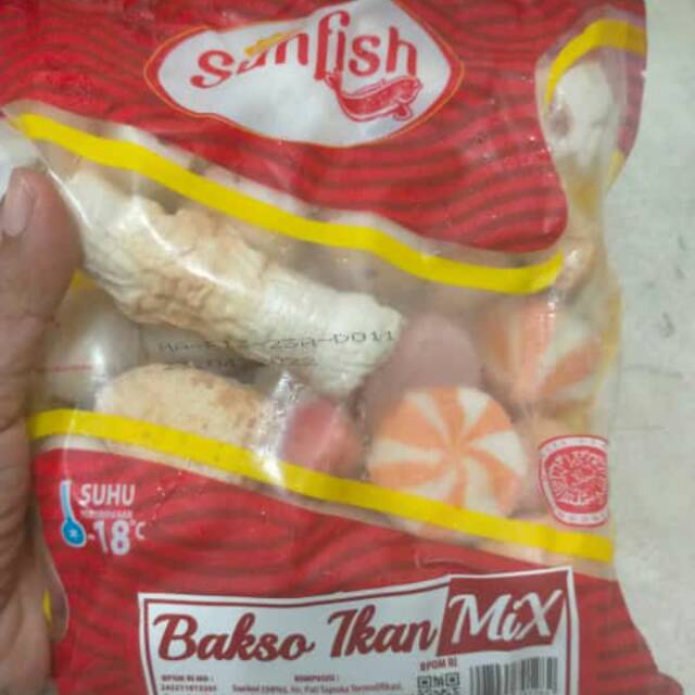 

sanfish (bakso seafood) ala steamboat berat 500gr