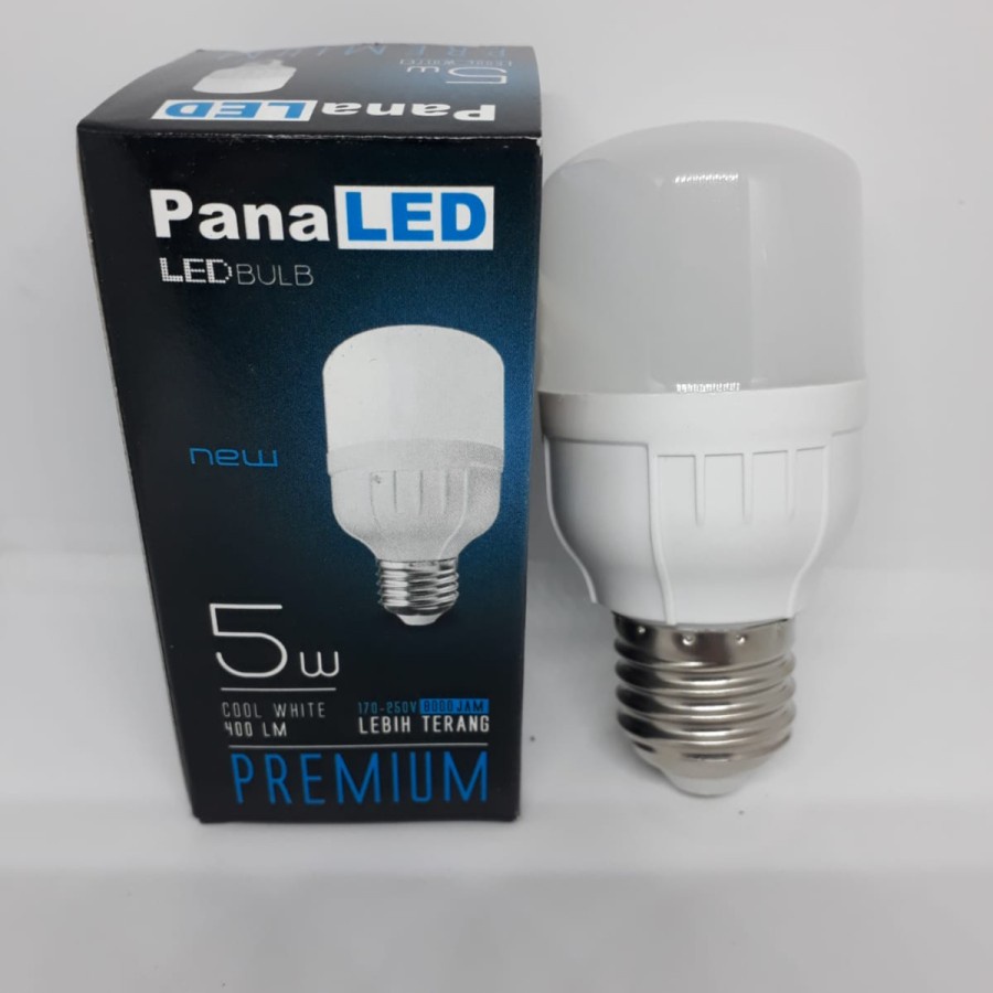 Lampu LED 5 watt Putih Panaled 5W Bohlam Panaled  LED 5w