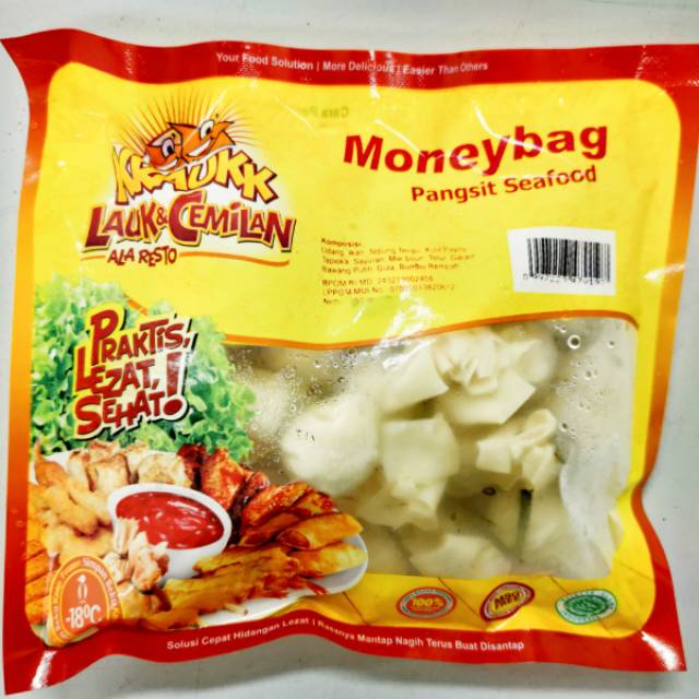 

KRAUKK MONEYBAG PANGSIT SEAFOOD 250GRM