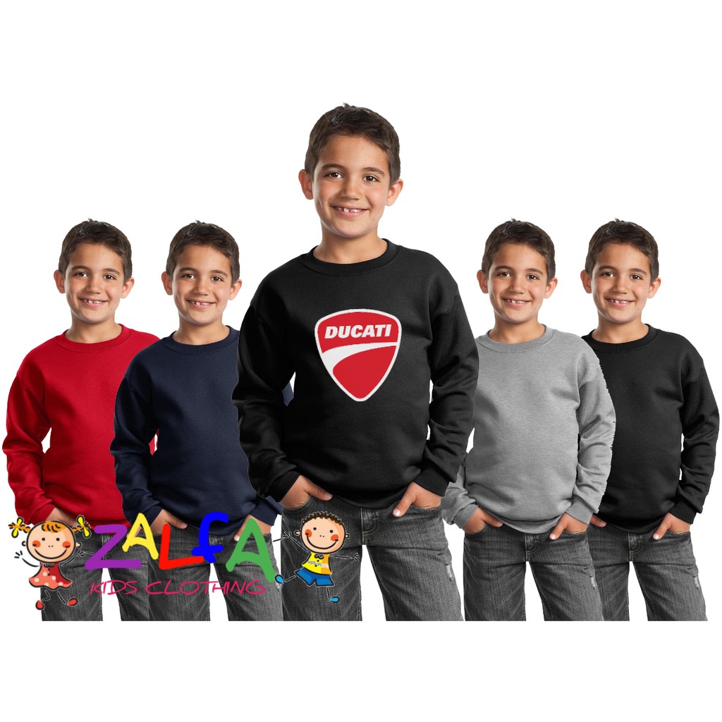 SWEATER SWEATSHIRT ANAK ANAK DUCATI BY ZALFA KIDS