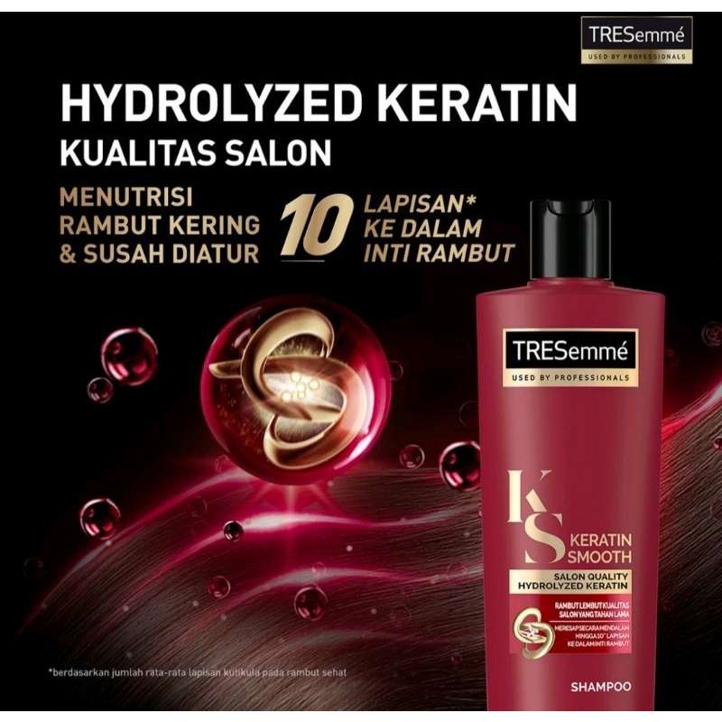 Tresemme Keratin Smooth Shampoo/Shampoo Tresemme 850 /670ml