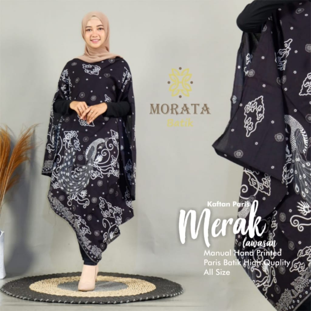 merak kaftan batik solo jumbo allsize bigsize big size kondangan pesta wanita muslim cewe cewek dewa