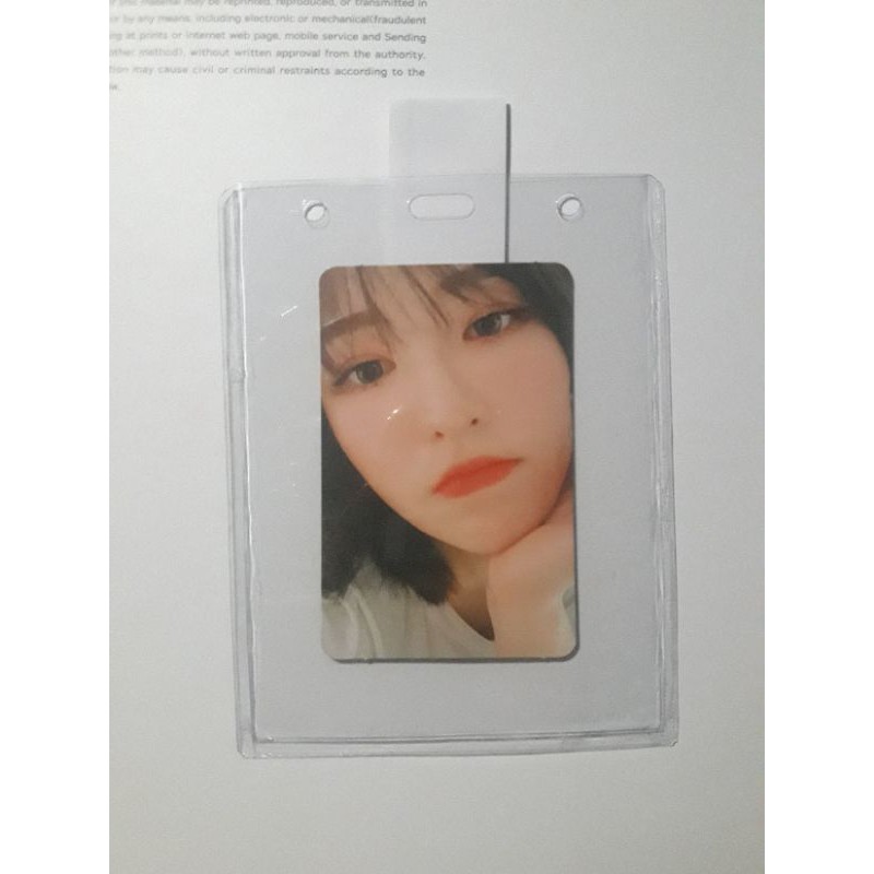 [READY STOCK] PHOTOCARD PC WENDY GUIDEBOOK DAY 2 RED VELVET