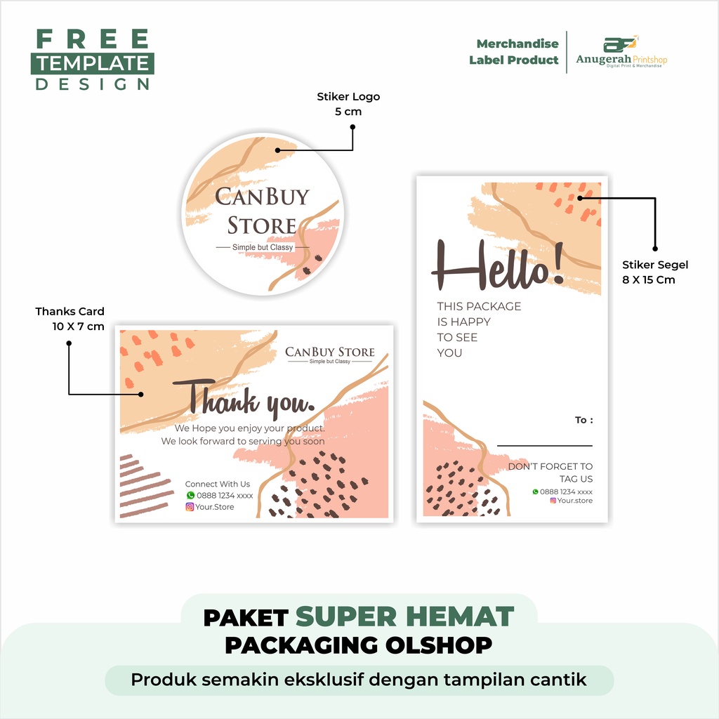 

PAKET PACKAGING OLSHOP SUPER MURAH