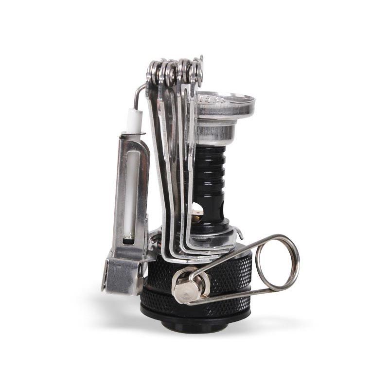 Kompor Gas Lipat Mini Camping Stove Ultralight - SL-0102 - Black