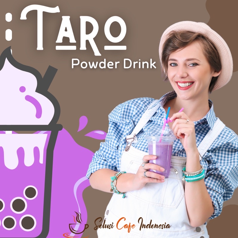 

Bubuk Minuman Taro Ungu Sachet 30gr Tester Surabaya Solusi Cafe Indonesia