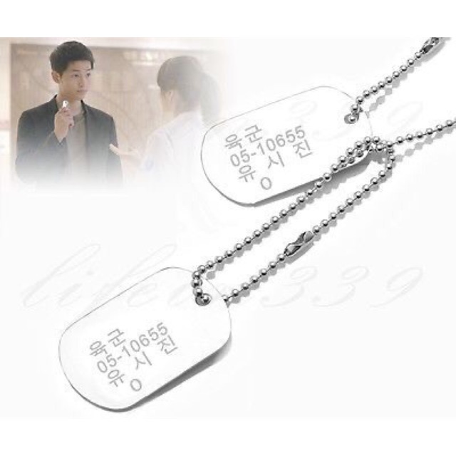 Kalung Song Joong Ki / Kalung korea / kalung descendants of the sun