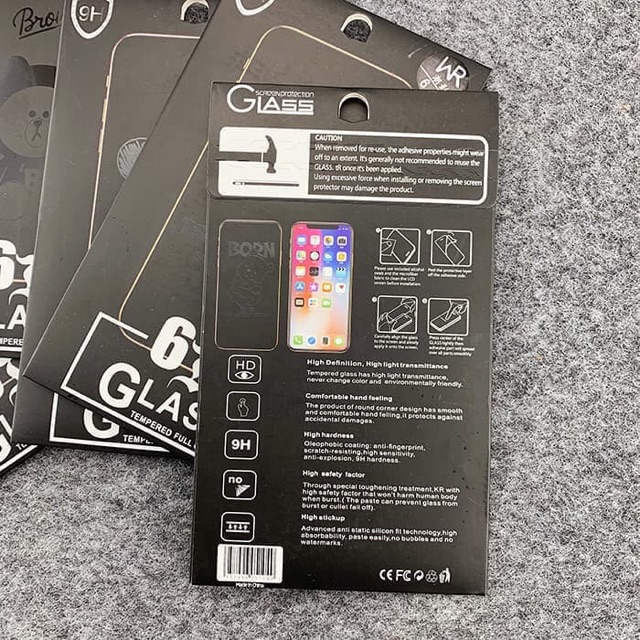 [ vhieshop ] Tempered glass ip 6d Anti Gores Ip Xmax IP 11PRO MOTIF MONSTER