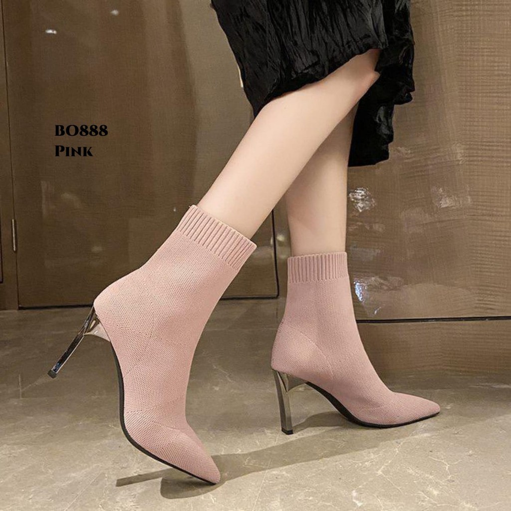 WYN SEPATU HEELS BOOTS ALA KOREA BO888