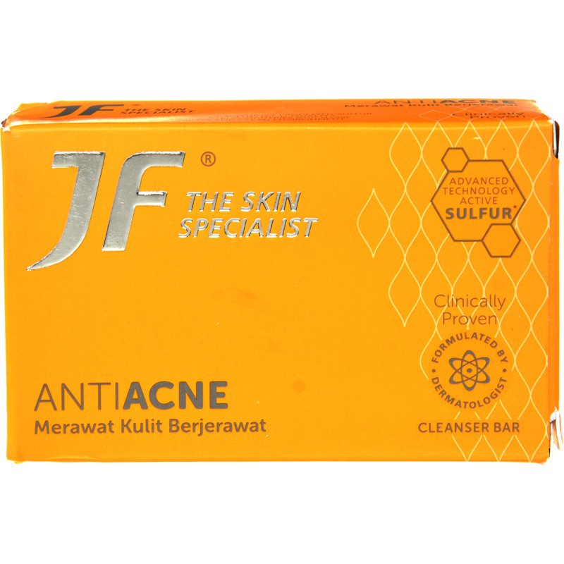 SABUN JF SULFUR ANTI ACNE 90 GR - SABUN JERAWAT JF SULFUR ORIGINAL 100%