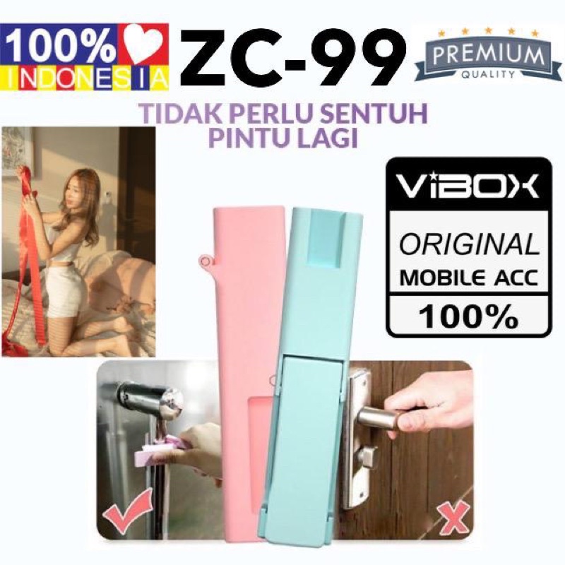 Ready Stok vibox Zero Contact Tools zc-99 Alat Pelindung Diri Anti Sentuh Virus Hand Sanitizer Gel Disinfektan Spray Tool