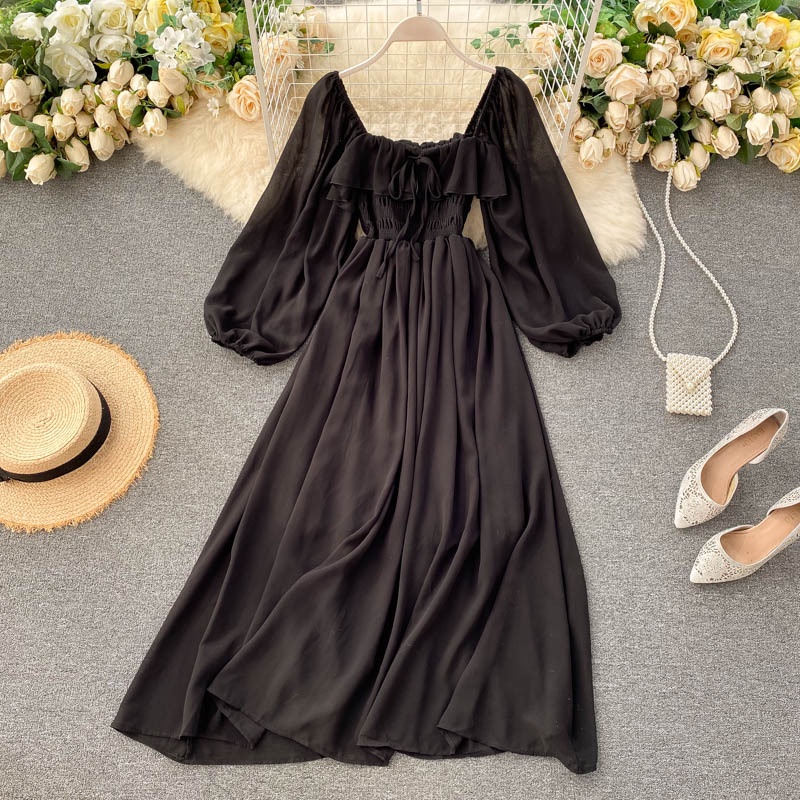 [COD] LB - Dress fashion import korea / Dress import polos / Dress pesta import / Dress polos / D097